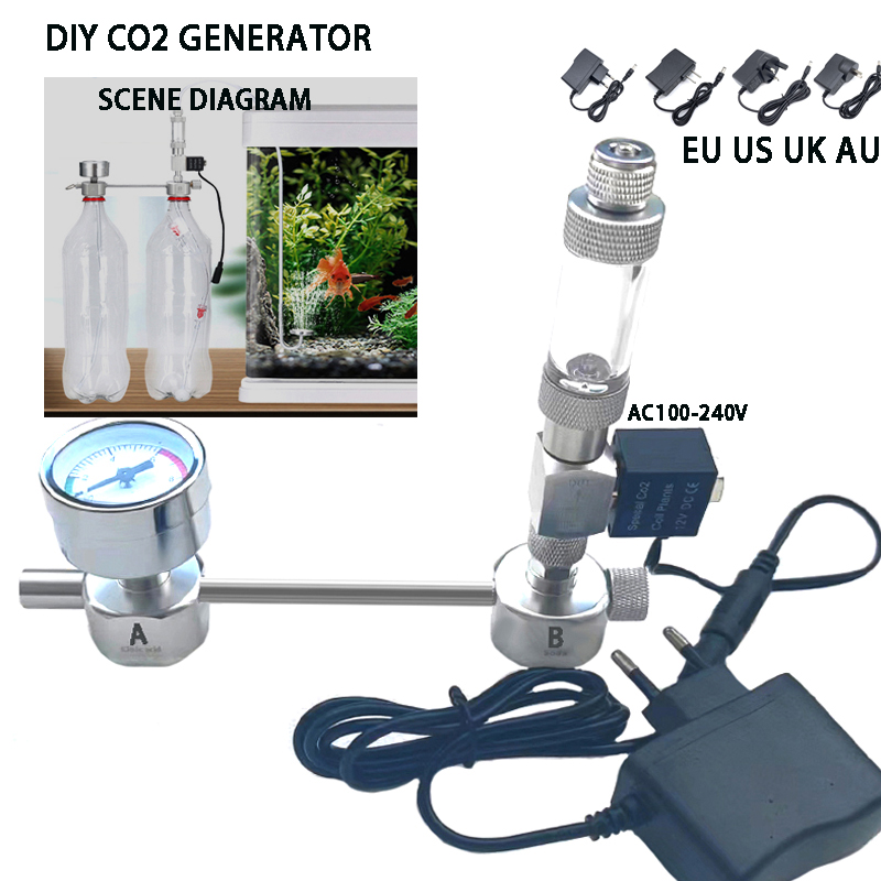 Aquarium Liquid Carbon - Kit de générateur de CO2 pour