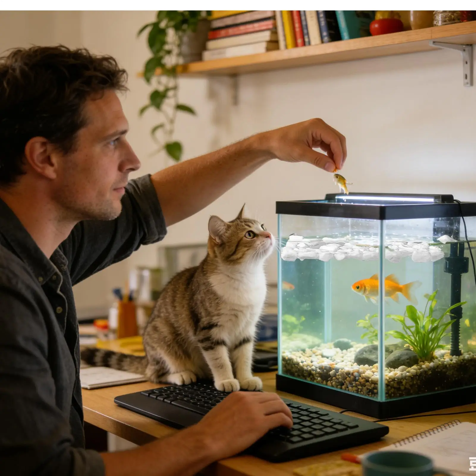 Aquarium Planted Tank Filter - Filtre à eau pour aquarium, élimine