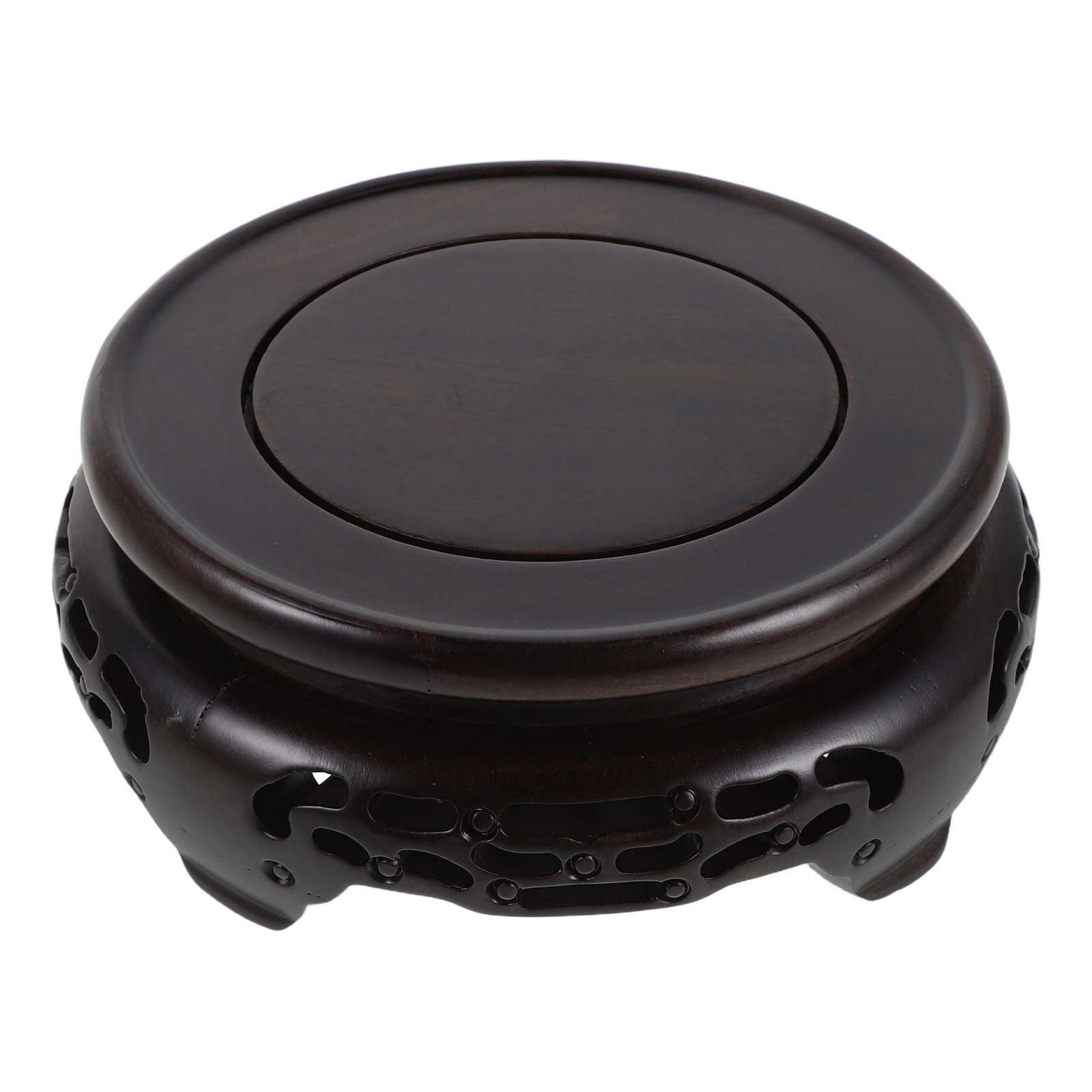 Plant Aquarium Pot - Présentoir en bois pour vases, socle