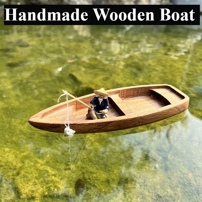 Bateau en bois fait à la main, - Aquarium Driftwood avis et prix