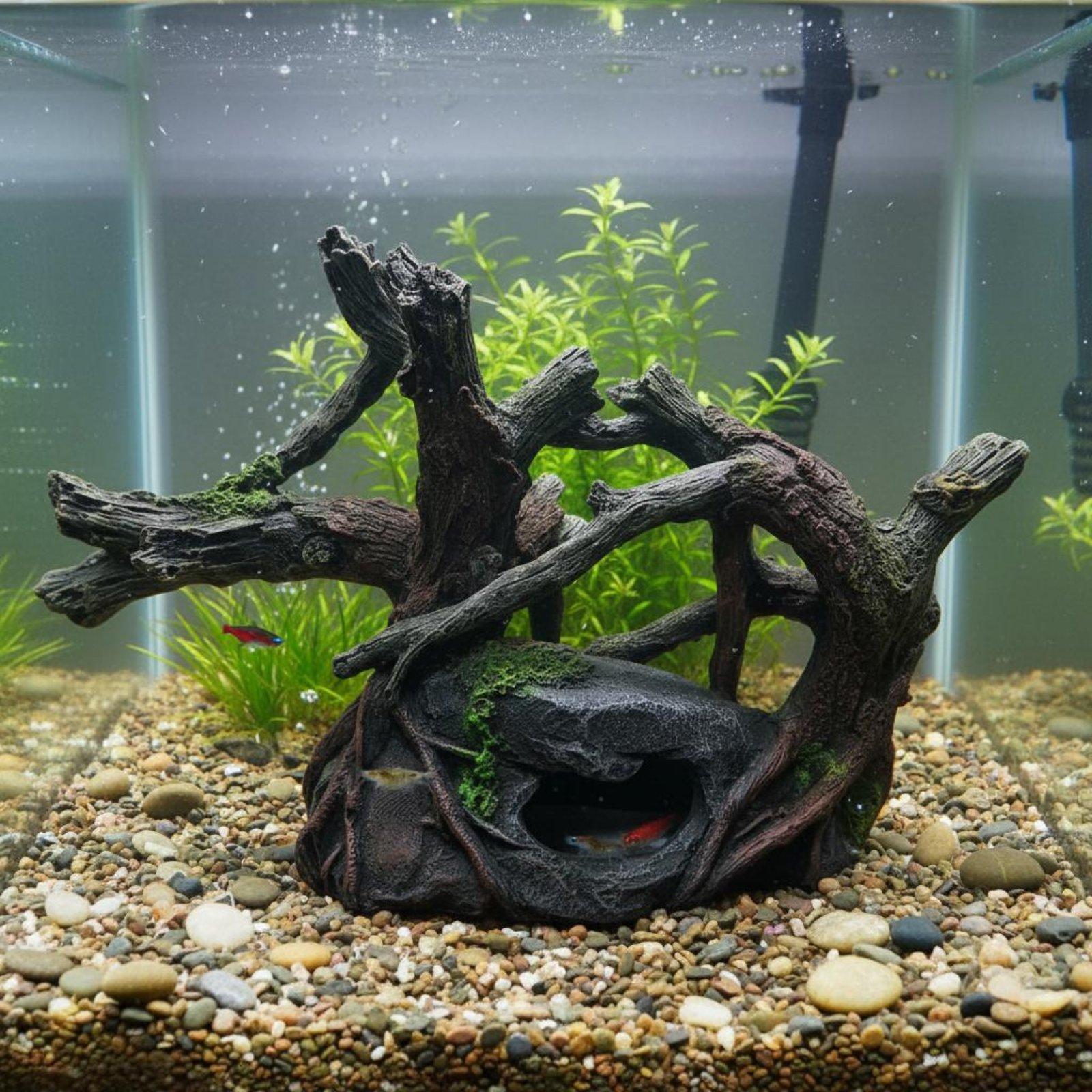 Abri pour aquarium en résine,  - Aquarium Driftwood avis et prix